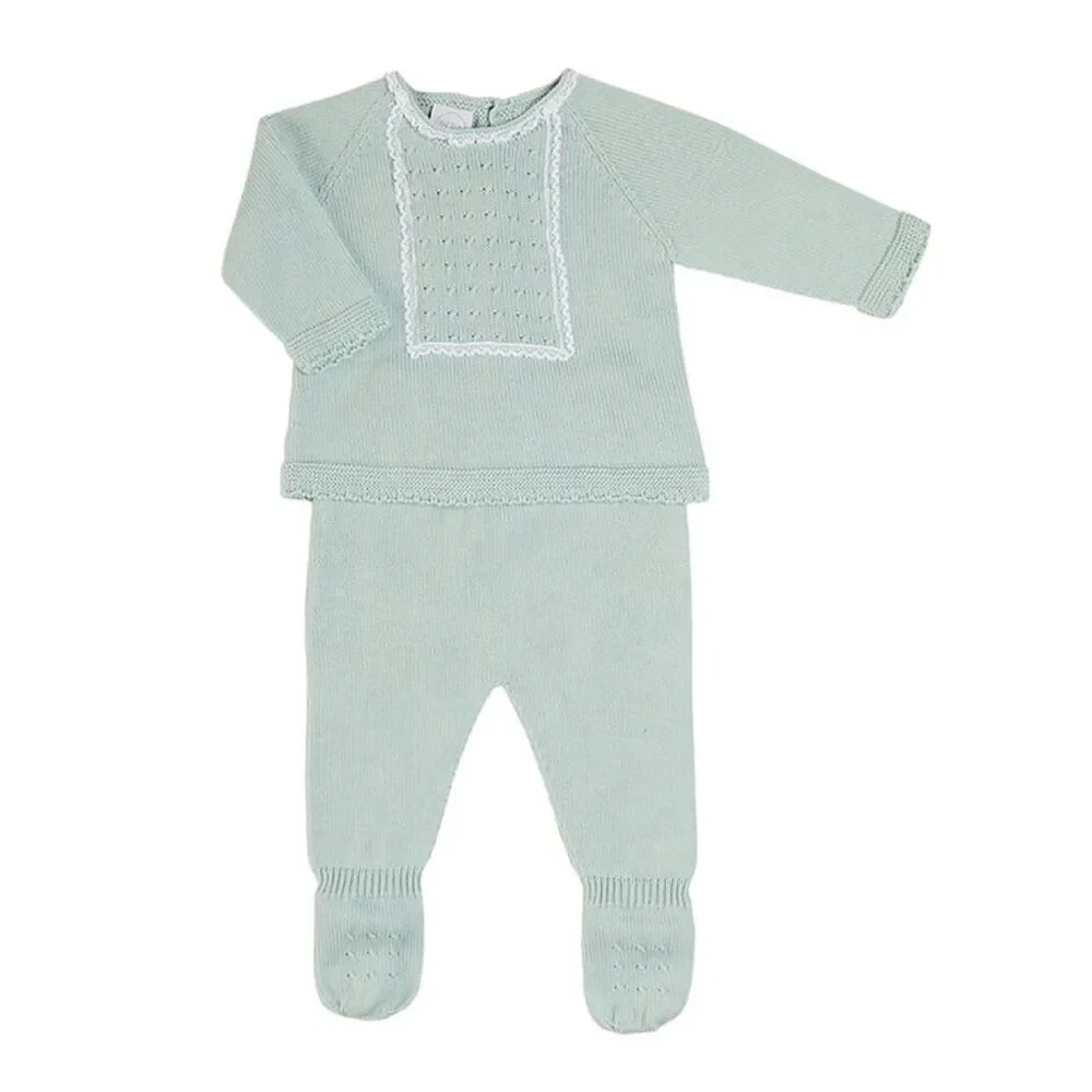 Pepa London Lace Trim Knitted Set